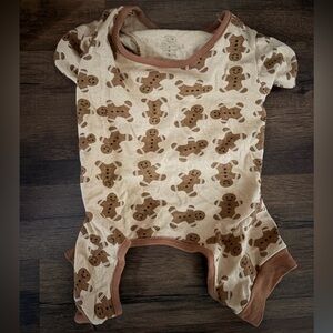 Vibrant Life Brown Gingerbread Pet PJS